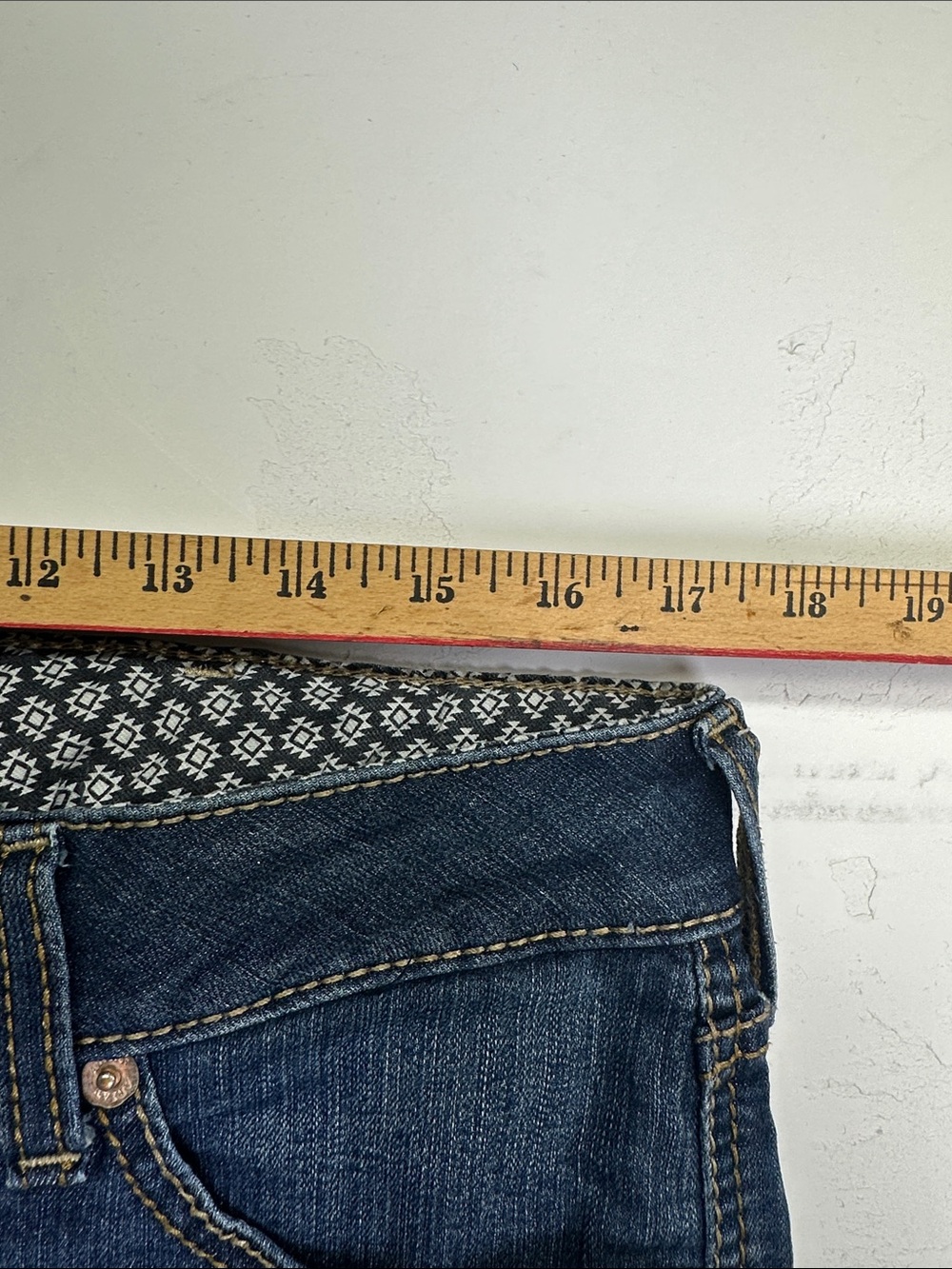 Ariat Real Rosa Jeans Perfect Rise Bootcut Stretch, 33 R, Ranch Ride Rodeo - Picture 10 of 13